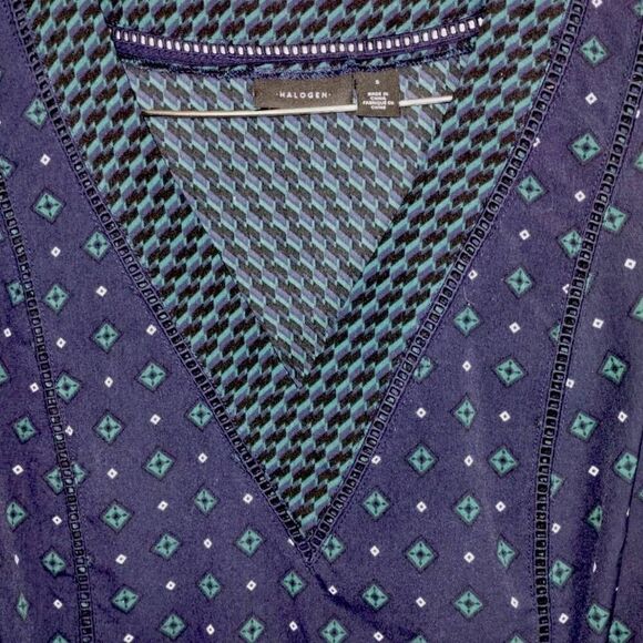 ‎Halogen Womens Top Size Small Sleeveless Navy 58665 - Picture 5 of 7